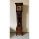 Longcase Granma clock (H190cm W43cm D25cm)