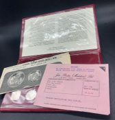 A 1973 Bahamas uncirculated coin set.