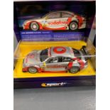 Scalextric sport limited edition Mercedes CLK DTM No1 C2391A and Chevrolet Corvette L888 C2502A