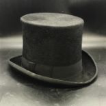 Bates of Jermyn street top hat, fur fleet size 56 UK 6 7/8