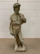 A weathered garden statue (H5cm)