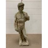 A weathered garden statue (H5cm)