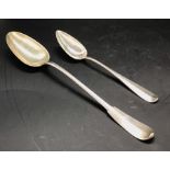 Two Silver French spoons.