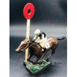 HORSE RACING INTEREST: An Original Horse Racing Car Mascot, all proceeds go to the injured jockey'