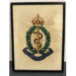 A Royal Army Medical Corps silk