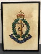 A Royal Army Medical Corps silk