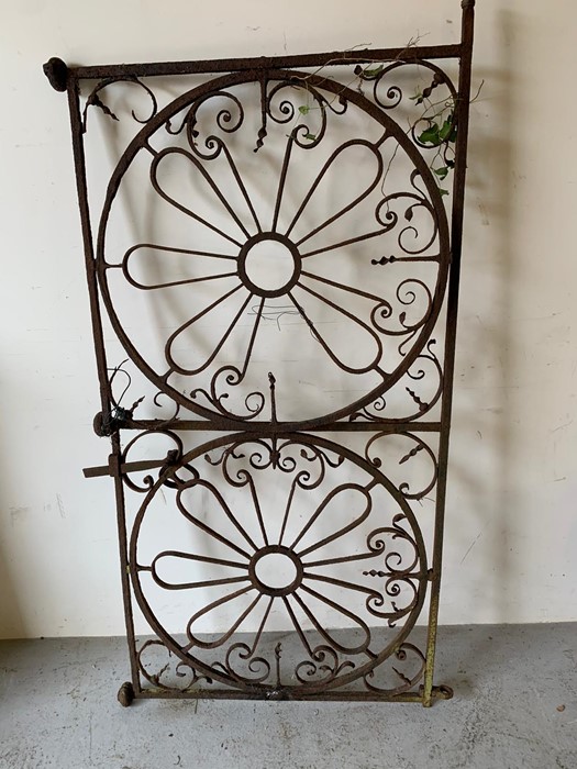 Salvaged Victorian scroll gates (170cm x 90cm)