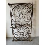 Salvaged Victorian scroll gates (170cm x 90cm)