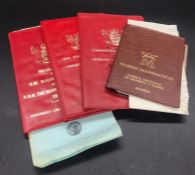 A Selection of Four Collectable coin packs: New Zealand Royal Visit 1970, New Zealand 1972