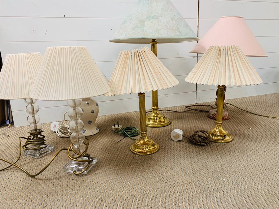Selection of contemporary table lamps and desk lamps