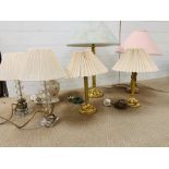 Selection of contemporary table lamps and desk lamps