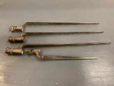 A selection of Four Socket Bayonets