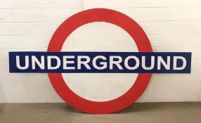 A Large London Underground Sign