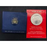 1972 Caymen Islands Sterling Silver $25 cojn and 1964-1974 Republic of Malawi coin