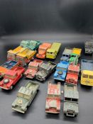 A selection of Diecast pick ups and tow trucks