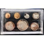 Proof Coin Set Issued by the New Zealand Treasury