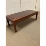 A Singapore coffee table (D55cm W123cm H42cm)