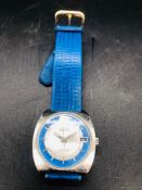 A Vintage Enicar 21 Jewels Automatic watch with date.