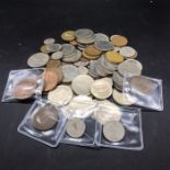 A good quantity of pre decimal Irish coins, pennies to half crowns and punts