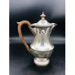 A 1933 Hallmarked Birmingham Silver Coffee Pot