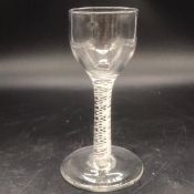 A Georgian Air Twist Glass