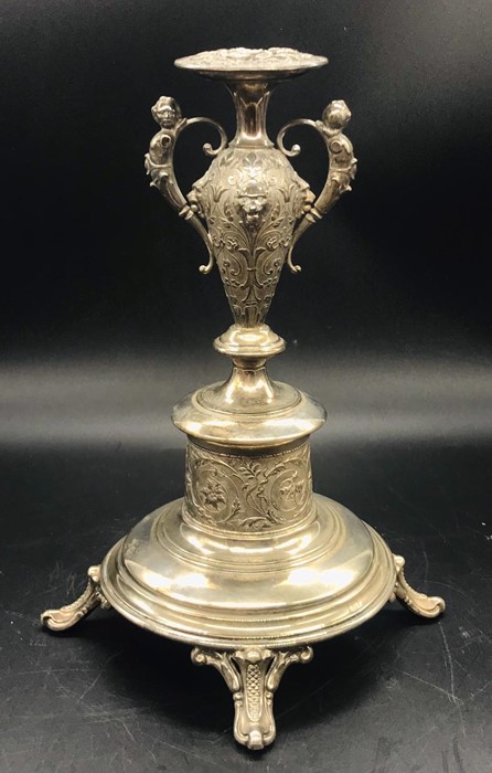 A Continental Silver centrepiece , marked 800 (H23cm)