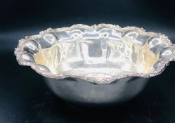 A Sterling Silver bowl (Approx 600g)