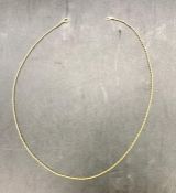 An 18 ct gold chain (2.7g)