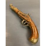 A Flintlock Service pistol, possibly French.