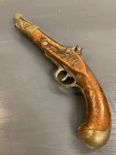 A Flintlock Service pistol, possibly French.