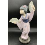 A Lladro figure of a Dancing Geisha