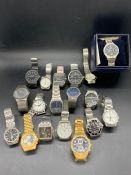 A selection of watches, various markers