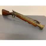 A Beckwith Percussion Blunderbuss with bayonet