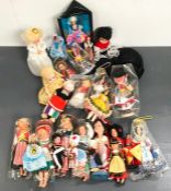 A Large Selection of Collectable world themed dolls