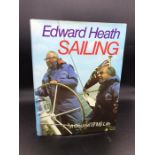 "Sailing" Book by Prime Minister Sir Edward Heath. Signed edition.