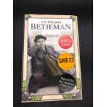 "Betjeman" Book signed by author, writer and journalist, A.N. Wilson.