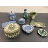 A selection of Wedgewood Jasperware