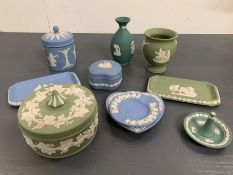 A selection of Wedgewood Jasperware