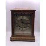 An Aird Thomson & McKellar of Glasgow eight day mantle clock
