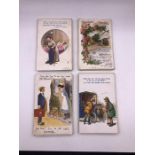 A Selection of approximately 50 Vintage Postcards.