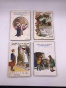 A Selection of approximately 50 Vintage Postcards.