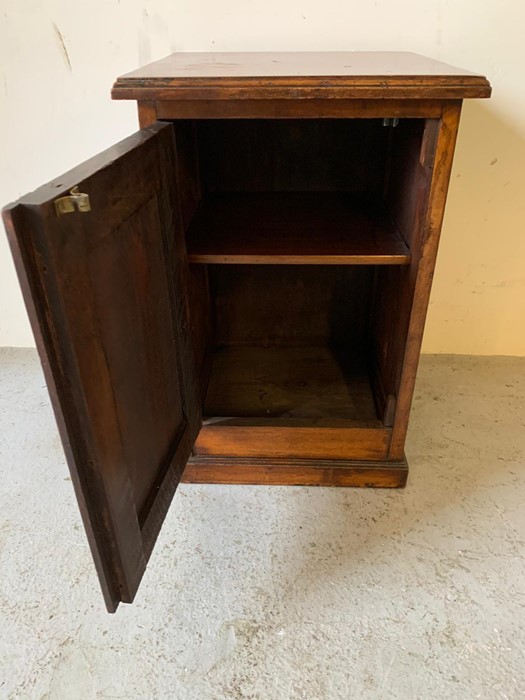 A carved front pot cupboard (H56cm D37cm W37cm) - Image 2 of 3