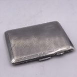 A Silver Cigarette Case Birmingham 1938