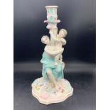 Meissen Kaendler figurine candlestick "Mother and Child"