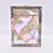 A Mother of Pearl Card Case