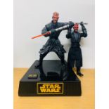 Star Wars Dauth Maul figure and Dauth Maul money box