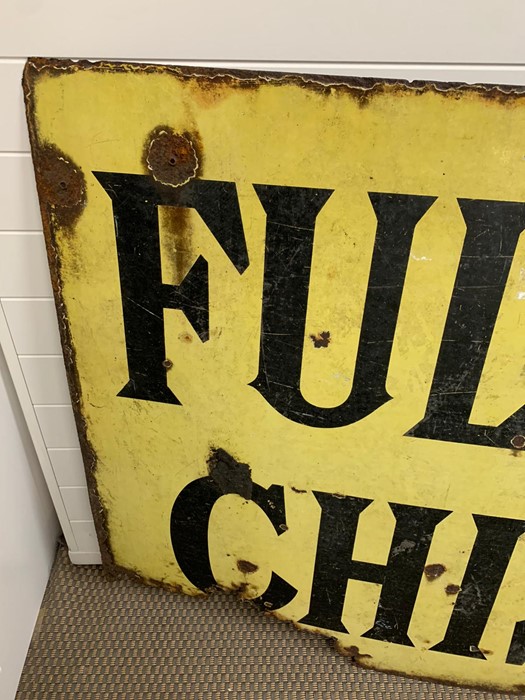 1940's Fullers Brewery, of Cheswick enamel sign (W244cm H84cm) - Image 3 of 8