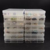 Fourteen boxes of Costume jewellery