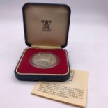 A Sterling silver, Silver Jubilee Crown.