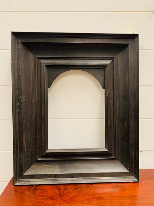 A ebony wooden frame (41cm x 49cm)